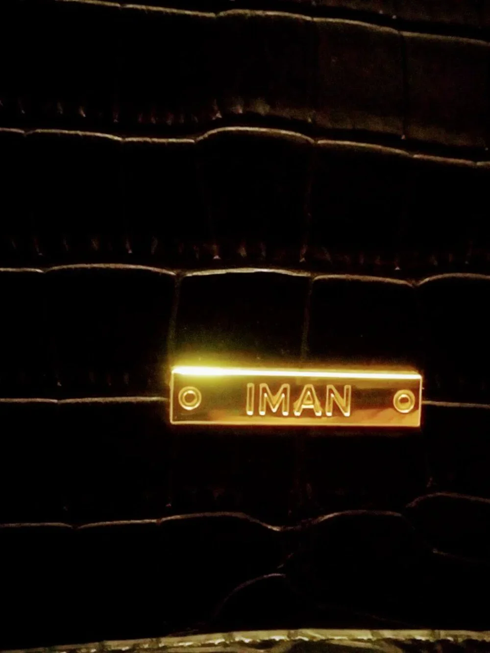 IMAN satchel with strap